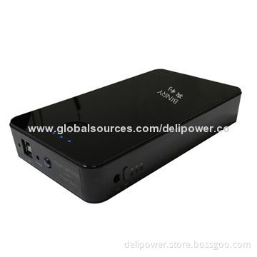 High-performance Lithium Battery Power Bank with 2 x USB 5V x 2, 2 x 12/19/24V DC